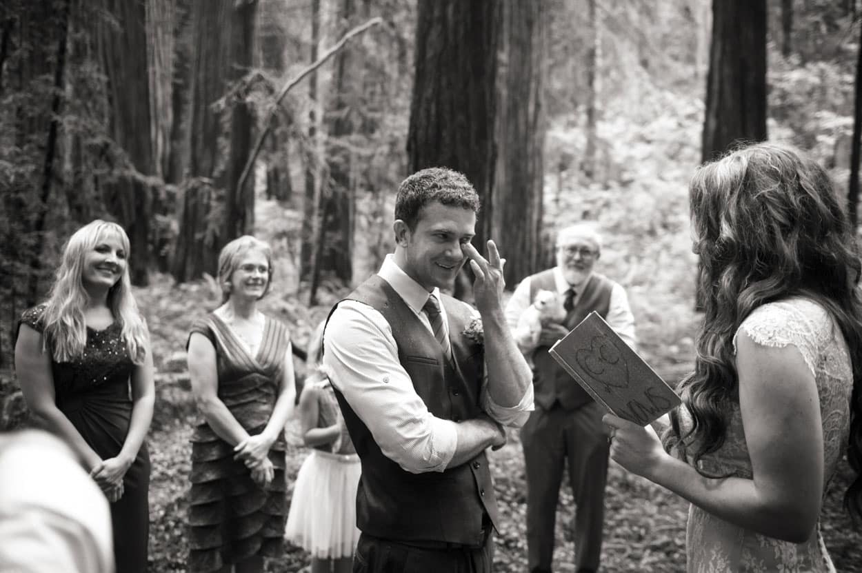 Intimate, Jedediah, Pre-Ceremony, Rain, Redwoods