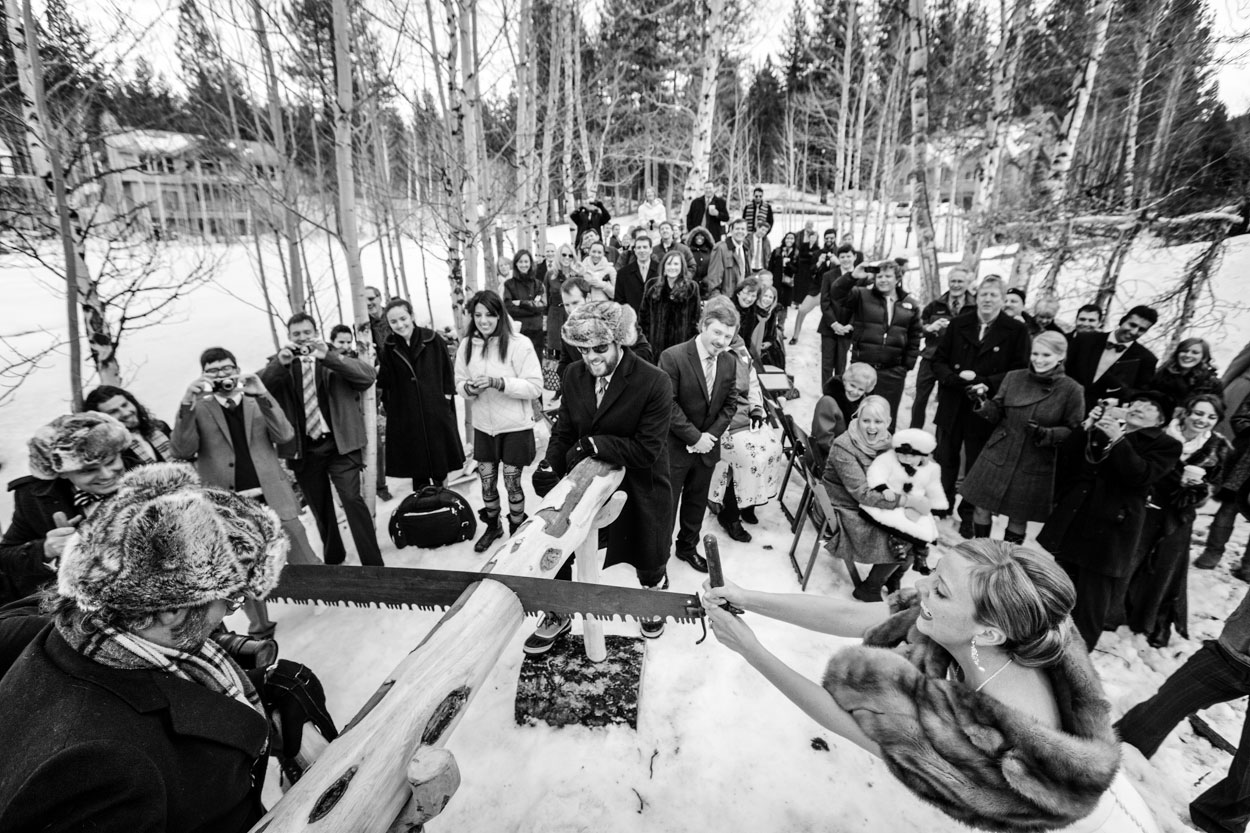 Ceremony, Dads, Lake Tahoe, Scott Corridan Design, Winter Wedding
