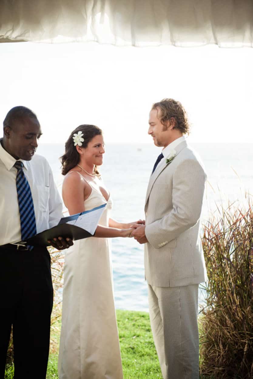 Elen and Pete Prinski's Barbados destination wedding at Little Arches