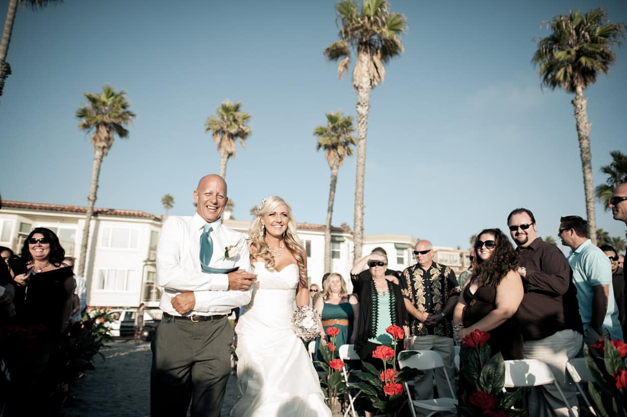 San Diego beach wedding in Oceanside